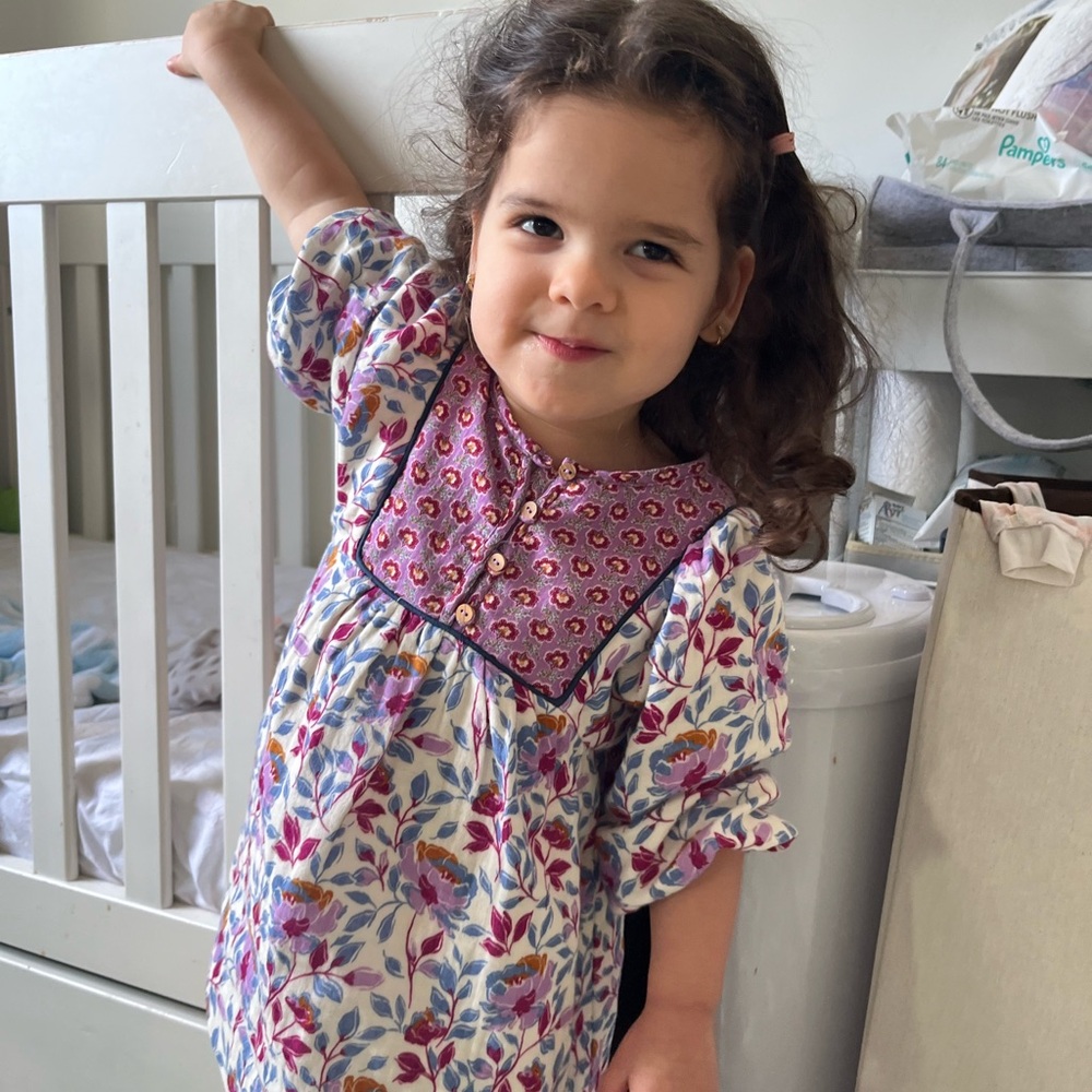 Zara Purple Long Sleeve Print Dress
18-24m
Cm 92